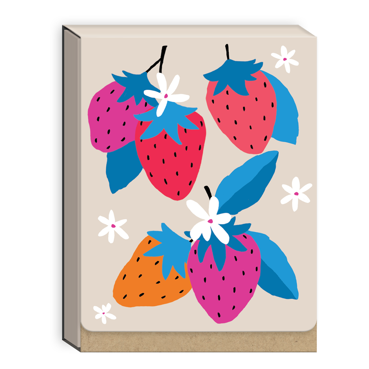 Fruit Market Strawberries Pocket Notepad Product