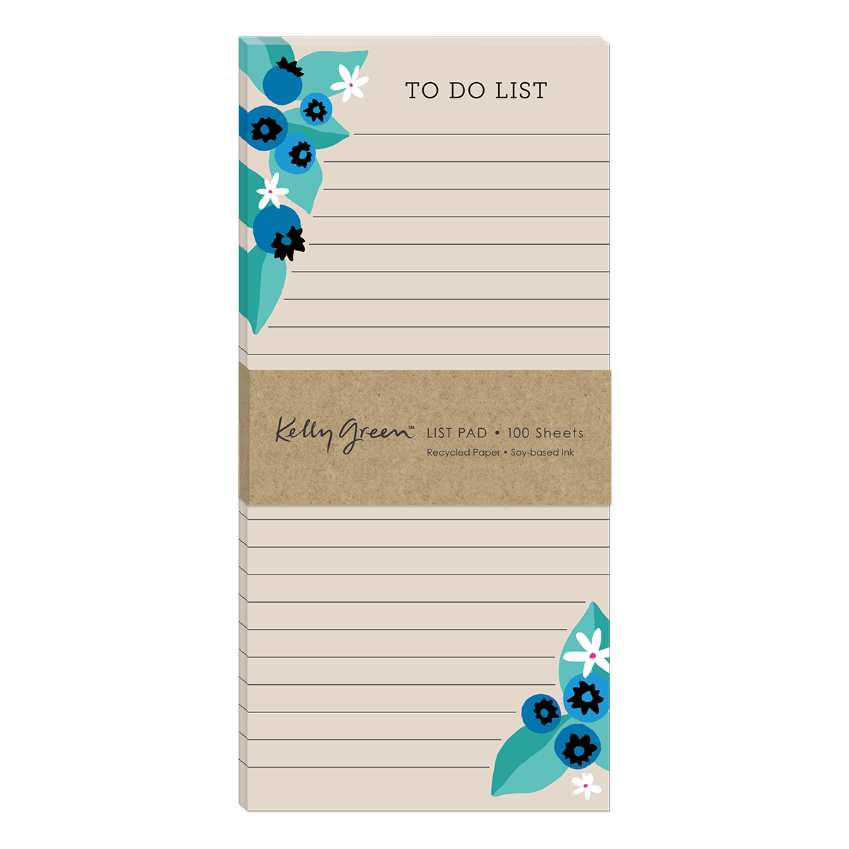 Fruit Market Blueberries Magnetic List Pad Product