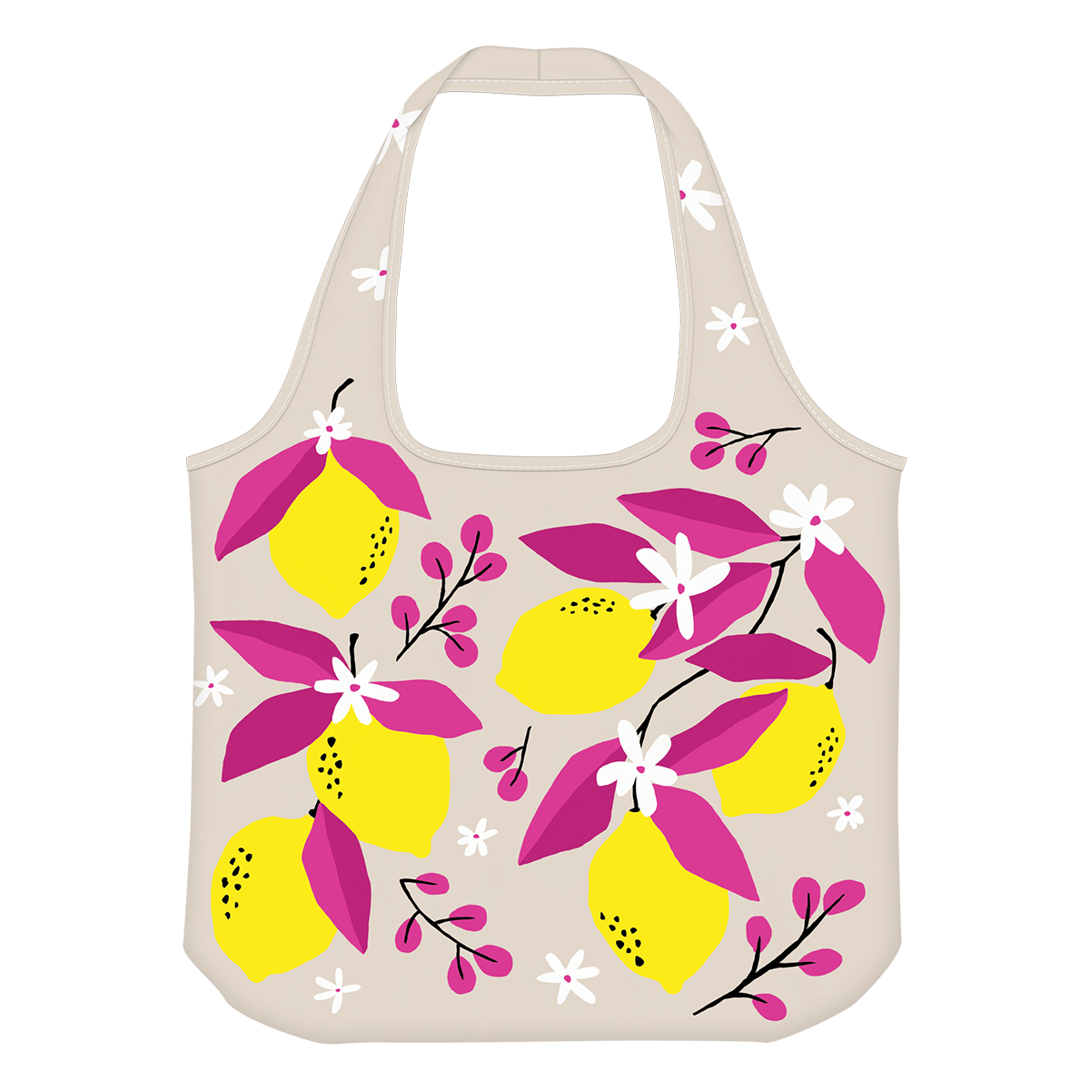 Fruit Market Lemons Reusable Tote Bag Product