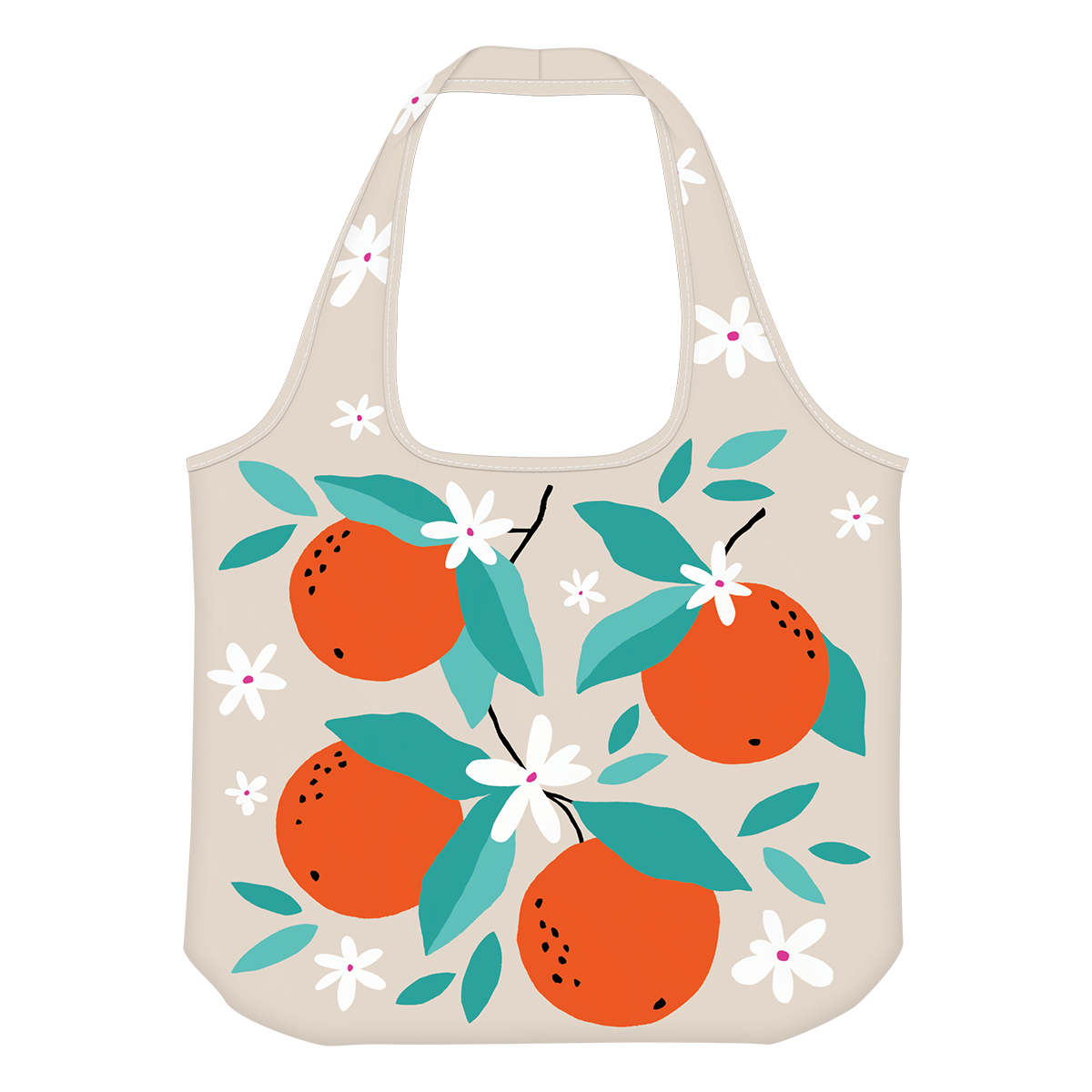 Fruit Market Oranges Reusable Tote Bag Product