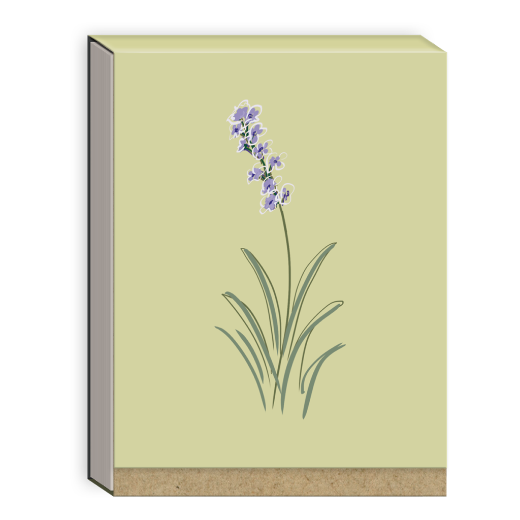 Delicate Floral Light Green Pocket Notepad - Punch Studio
