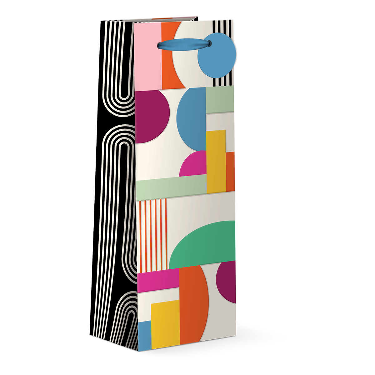 Punch Abstract Geo Wine Bag