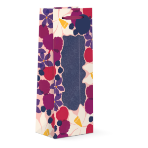 Punch Windowed Red Wine Bag