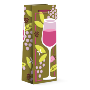 Punch Grape Glass Wine Bag