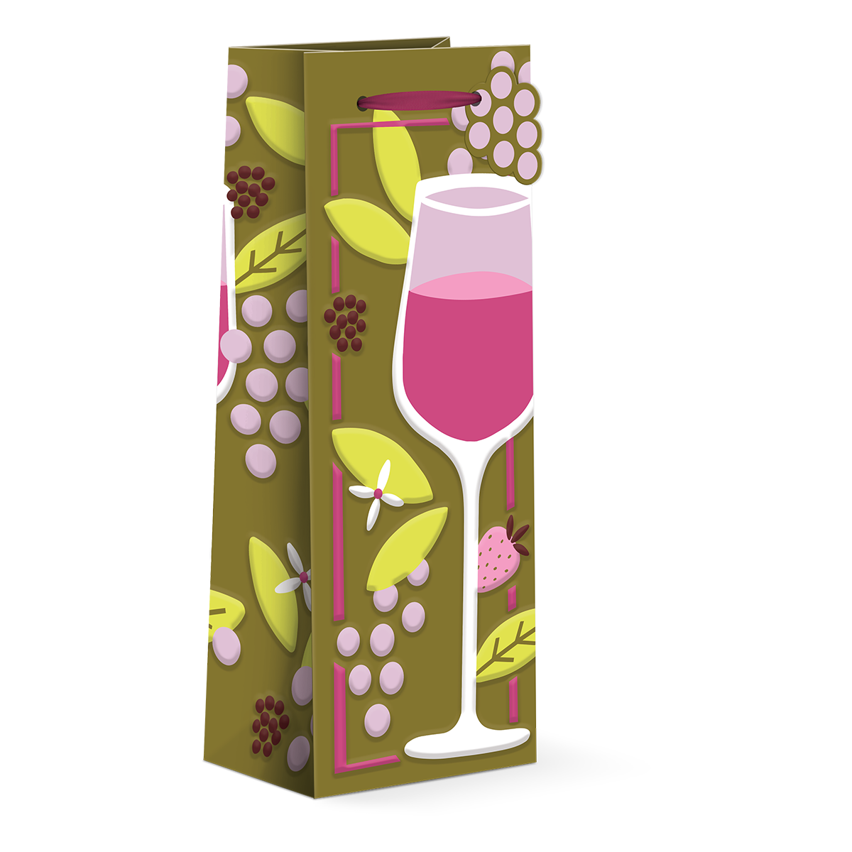 Grape Glass Wine Bag Product