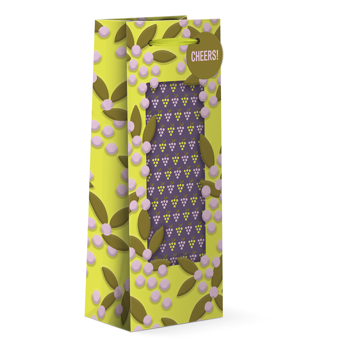 Window Grapes Wine Bag Product