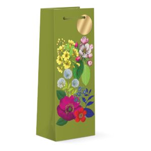 Vintage Floral Florals Wine Bag