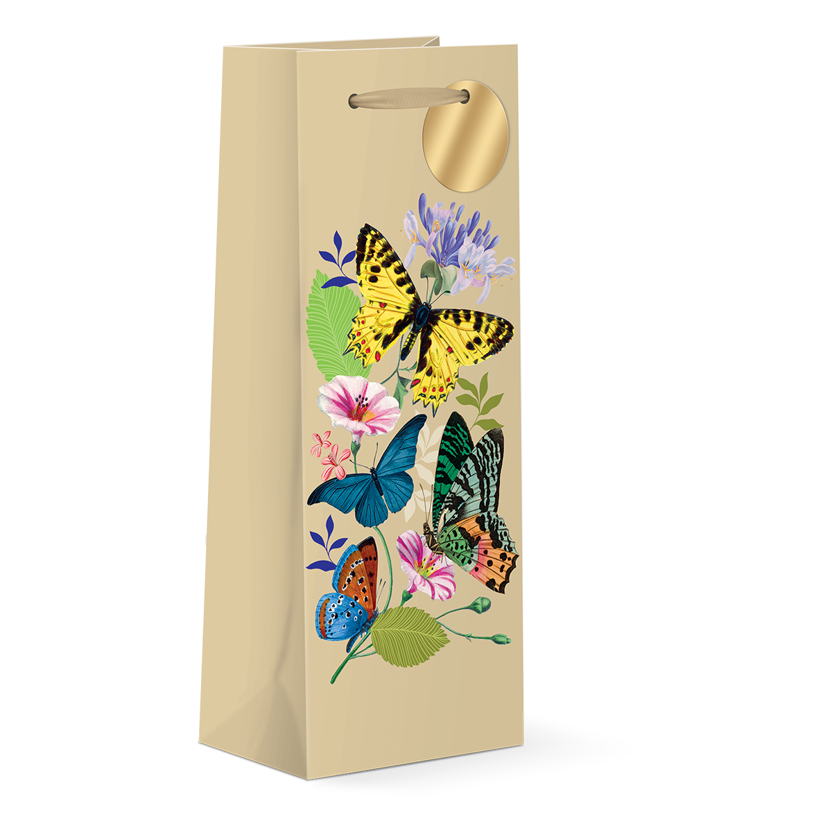 Vintage Butterfly Wine Bag Product