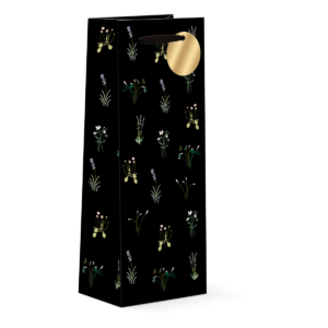Delicate Floral Flower Multi Wine Bag