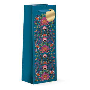 Renaissance Blue Wine Bag
