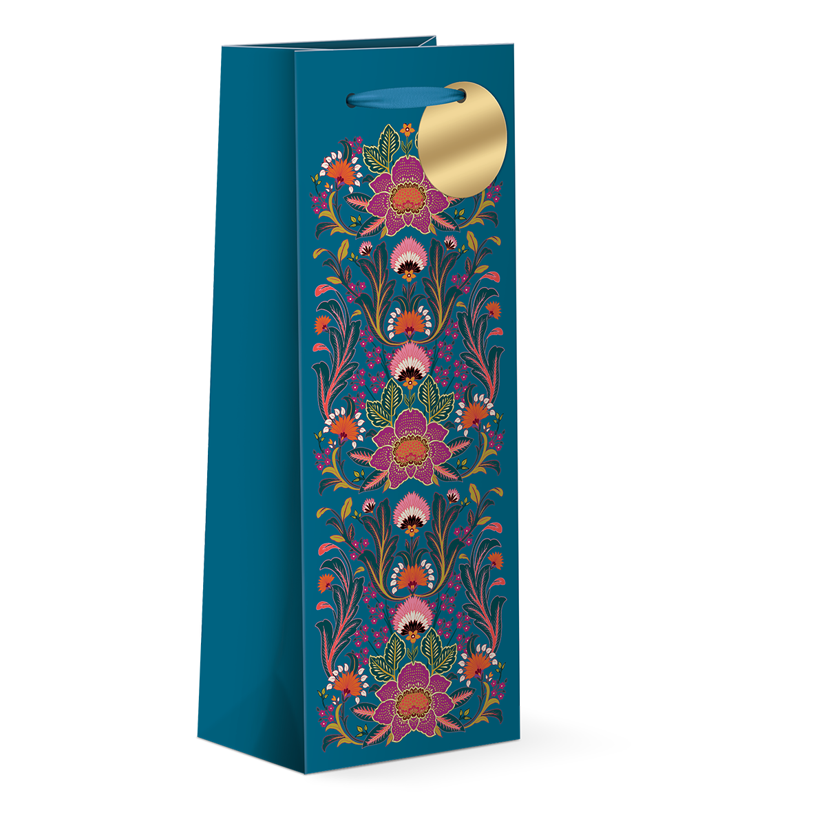 Renaissance Blue Wine Bag
