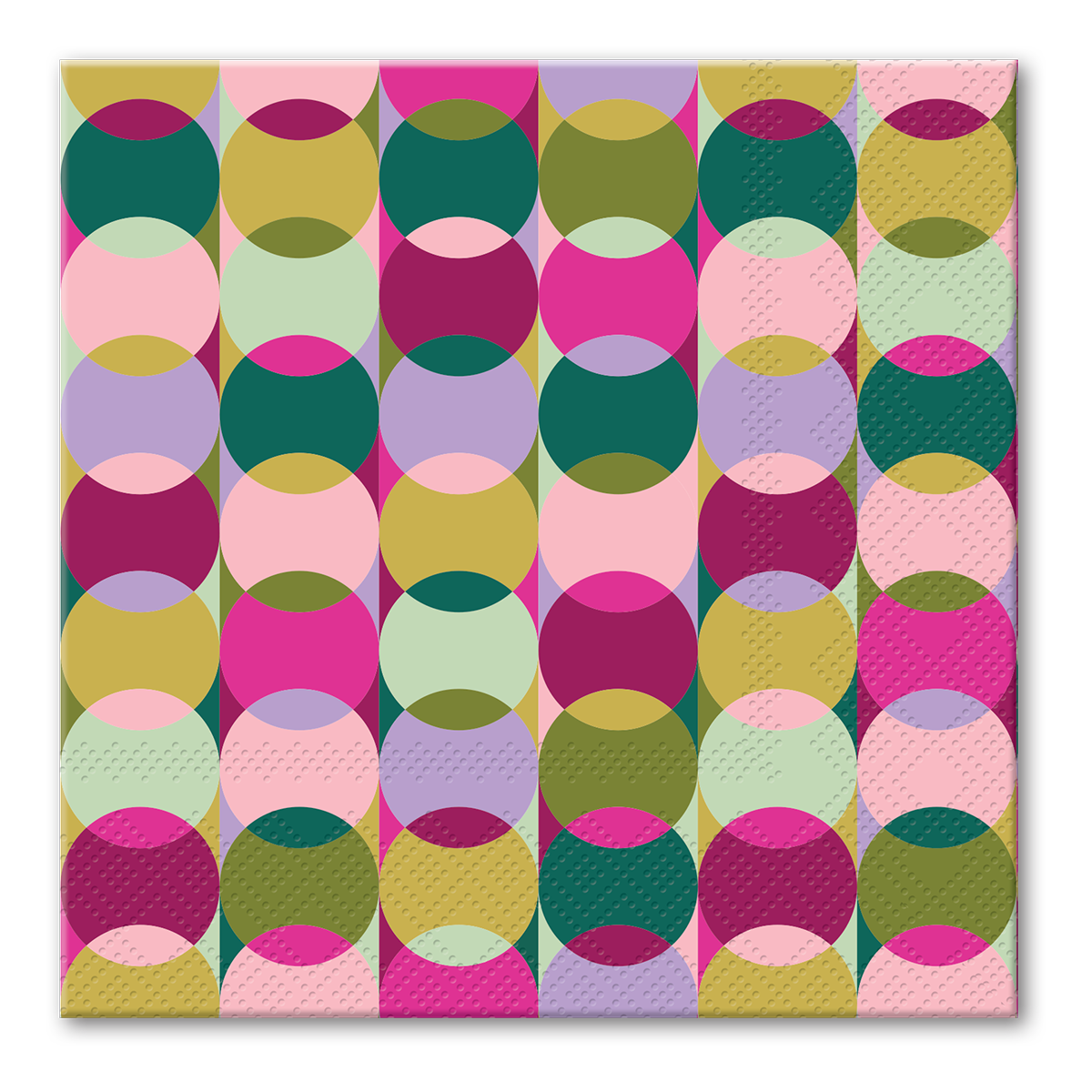 Punch Circles Beverage Napkins Product