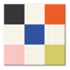 Punch Checkerboard Beverage Napkins