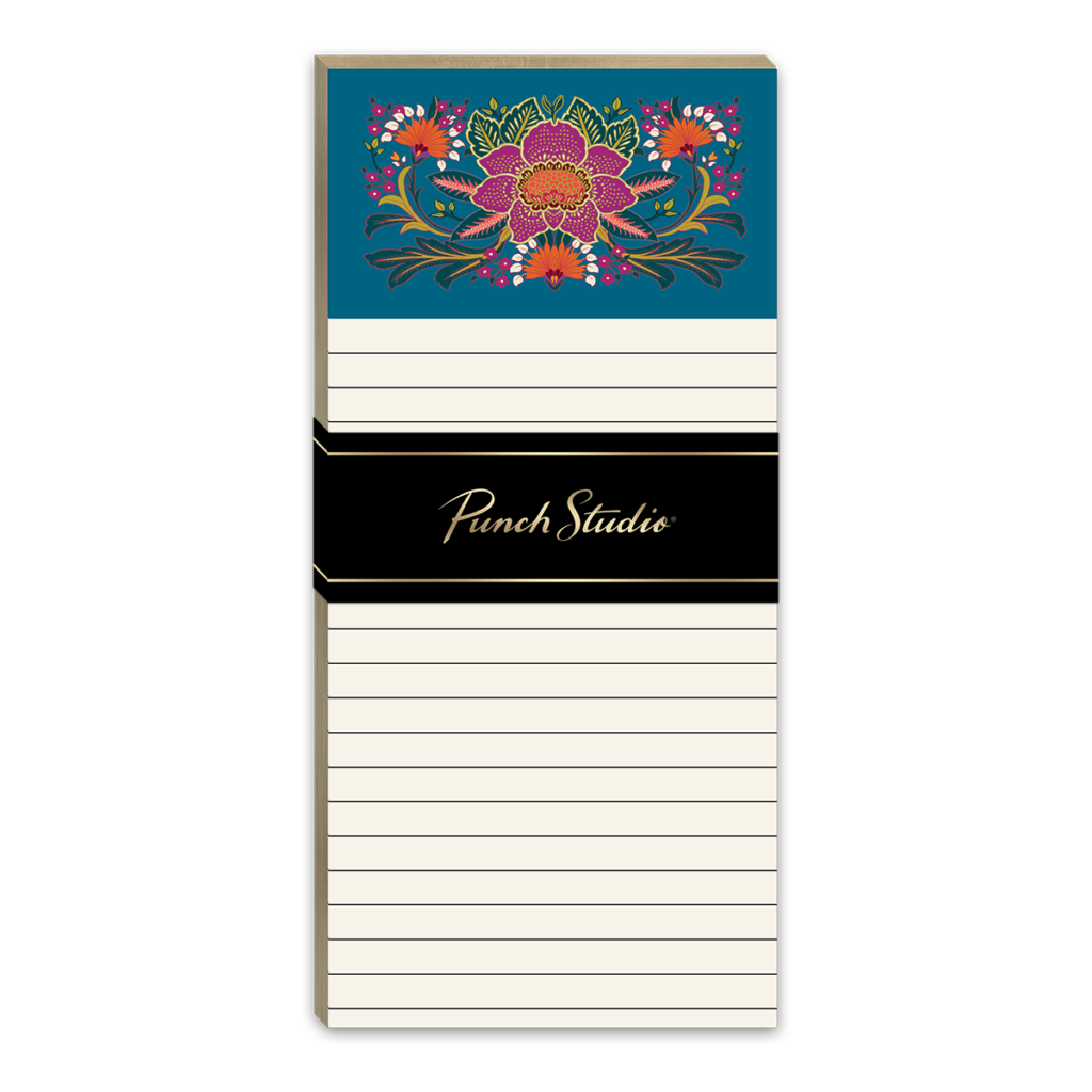Renaissance Blue Magnetic List Pad - Punch Studio