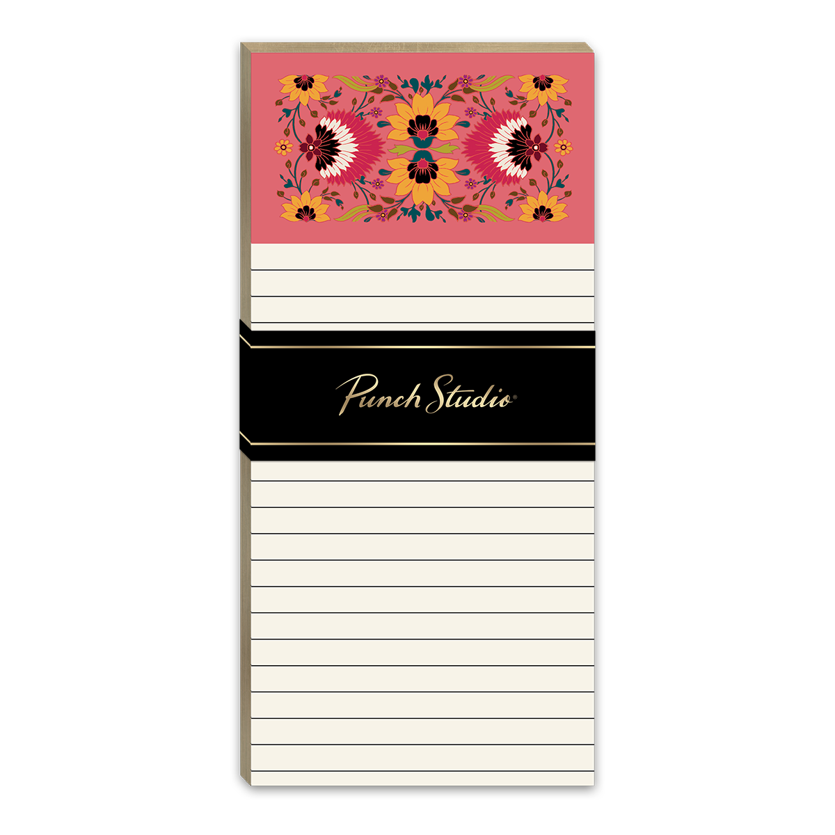 Stylish renaissance Coral Magnetic List Pad.