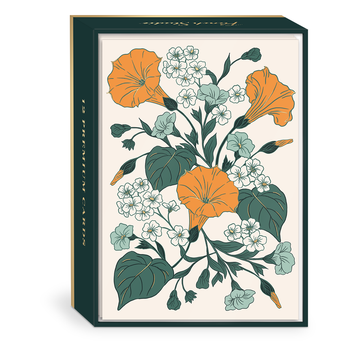 Nightshade Floral Note Cards set.