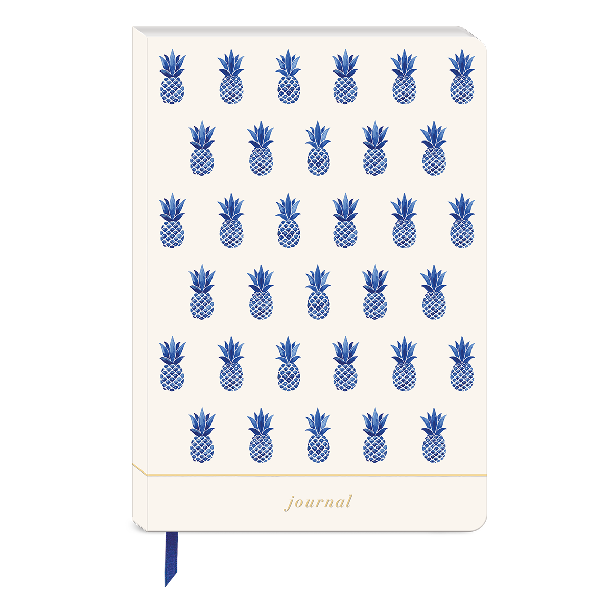 Cobalt Coast Ditsy Pineapple Softcover Journal Product