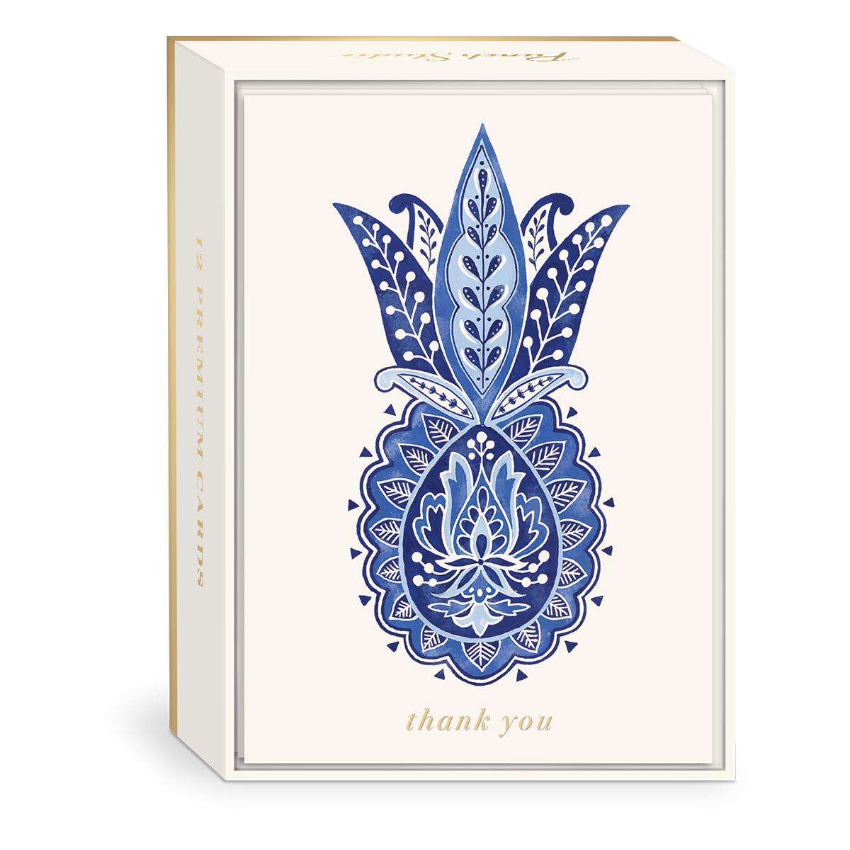 Cobalt Coast Pineapple Note Cards Product