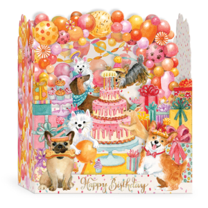 Embossed Happy Birthday Greeting Card