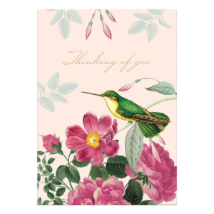 Graphic Flowers Greeting Card