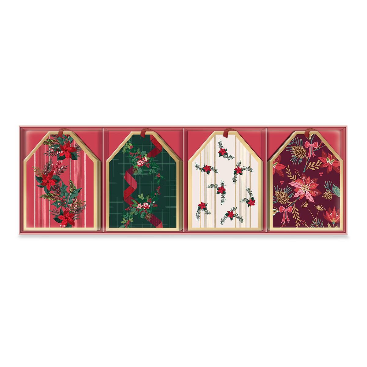 Winter Florals Assorted Gift Tag Set Product