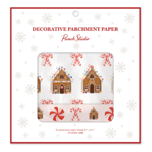 Holiday Gingerbread House themed Parchment Paper