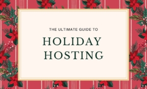 Holiday Hosting Banner with Text
