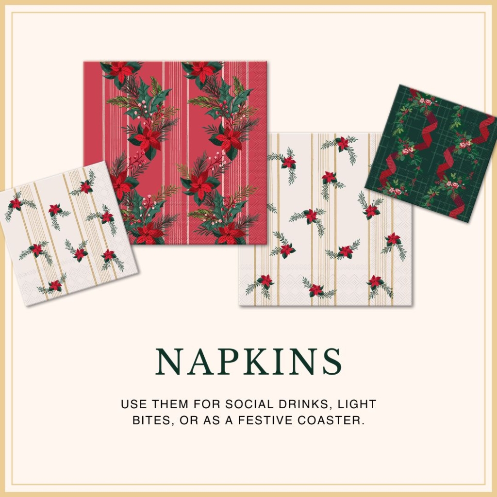 Infographic Displaying Napkins