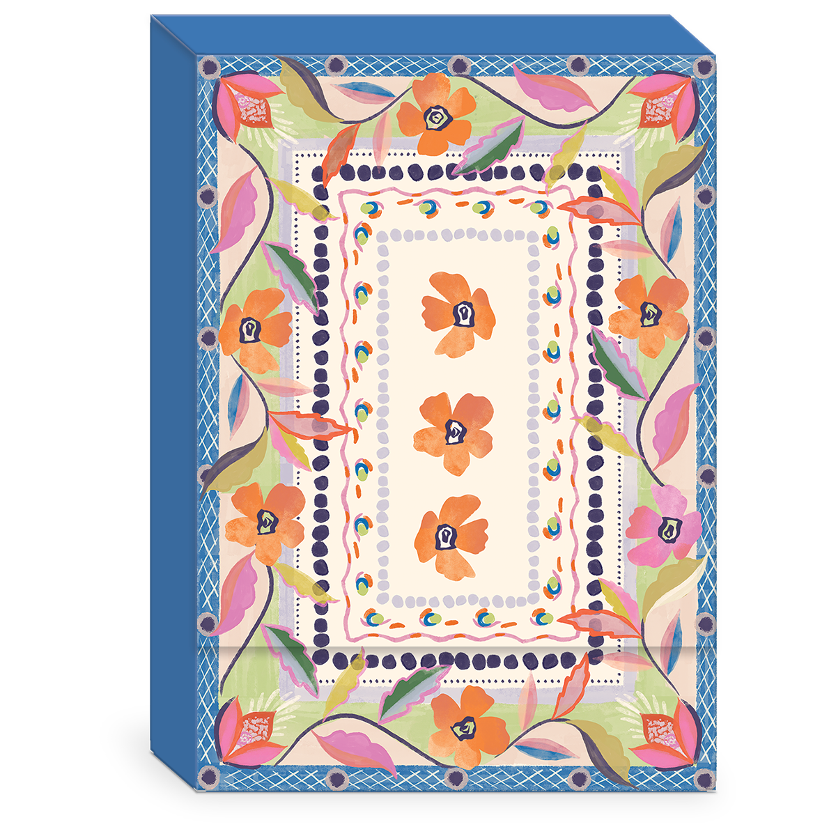 Framed Florals Pouch Note Cards set.