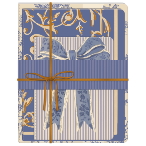 Notebook set with timeless treasures bow theme.