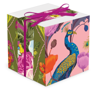 Timeless Treasures Multi Note Block with ribbon bow.