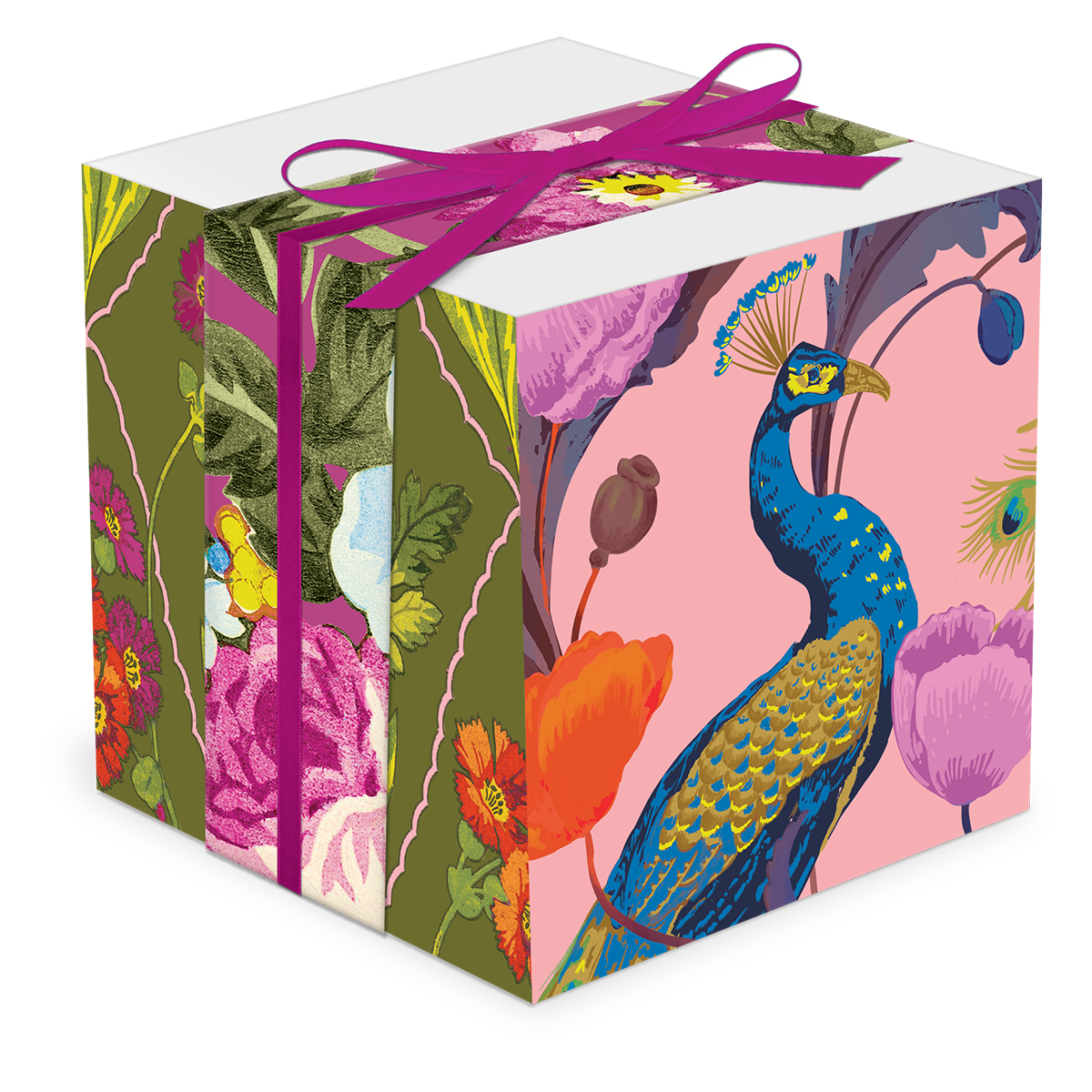 Timeless Treasures Multi Note Block with ribbon bow.