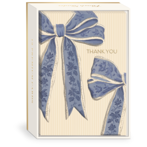 Bow Thank you Note Cards set.