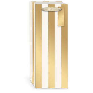Stripe Wine Bag
