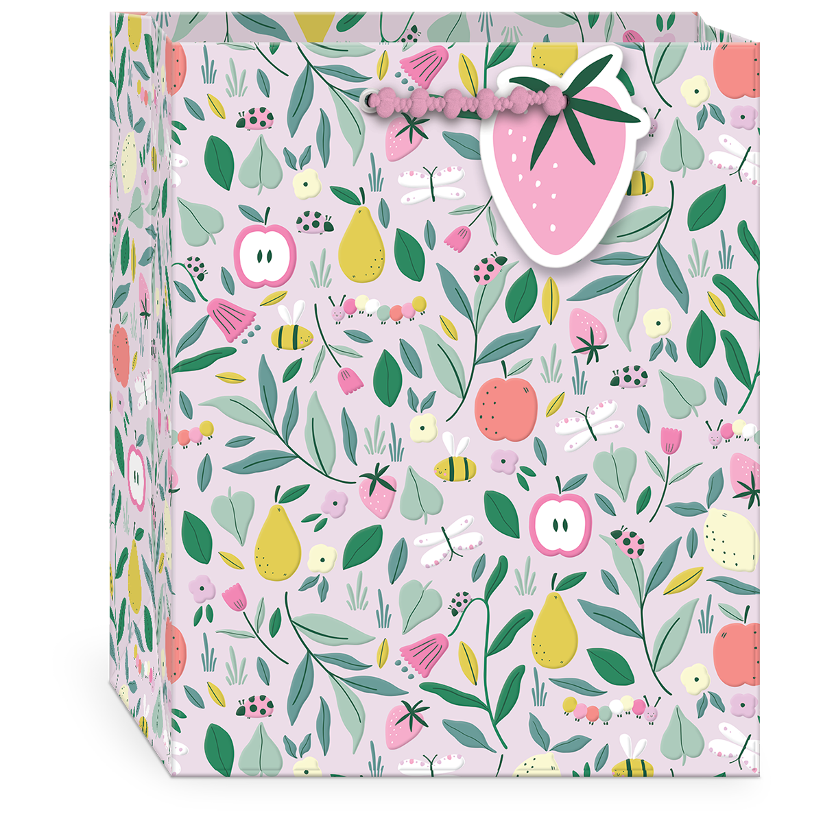 Sweet Garden Medium Gift Bag with handles.