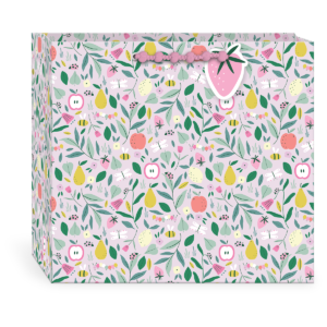 Sweet Garden Extra Large Gift Bag with handles.