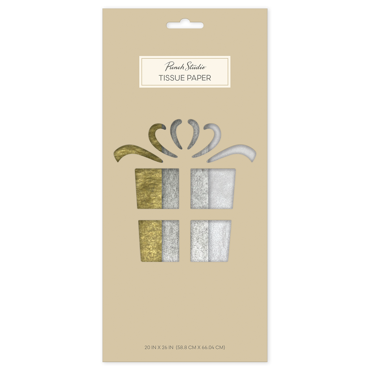 Gold Silver Pearl White themed Tissue Paper set.