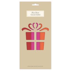 Red Orange Magenta themed Tissue Paper set.