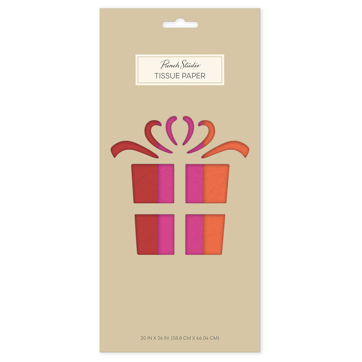 Red Orange Magenta themed Tissue Paper set.