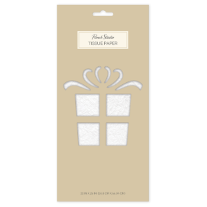 Plain White Tissue Paper set.