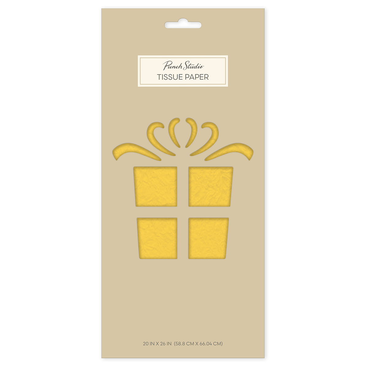 Plain Yellow Tissue Paper set.