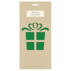 Plain Green Tissue Paper set.