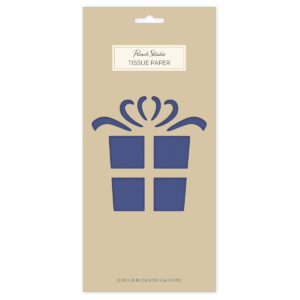 Plain Navy Tissue Paper set.