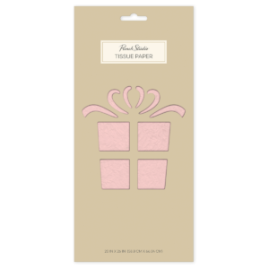 Plain Pink Tissue Paper set.