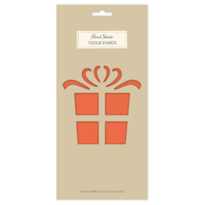 Plain Orange Tissue Paper set.