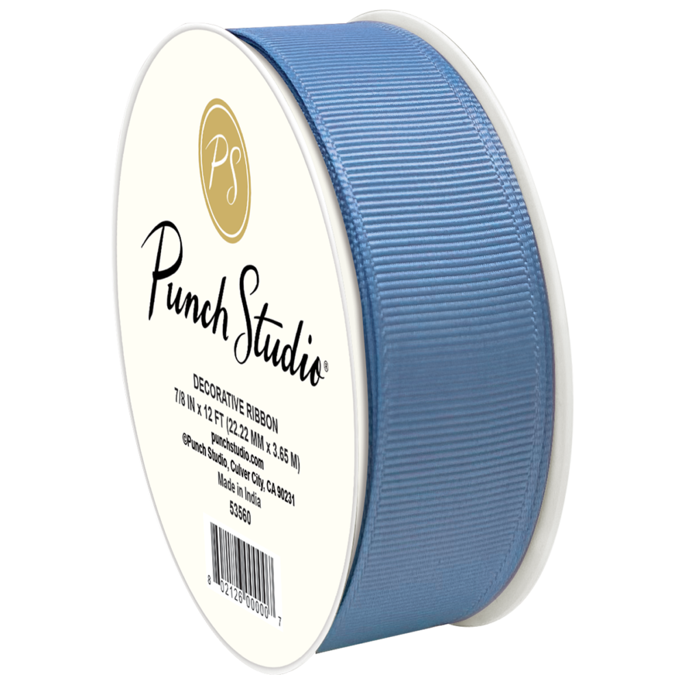 French Blue Grosgrain Ribbon - Punch Studio