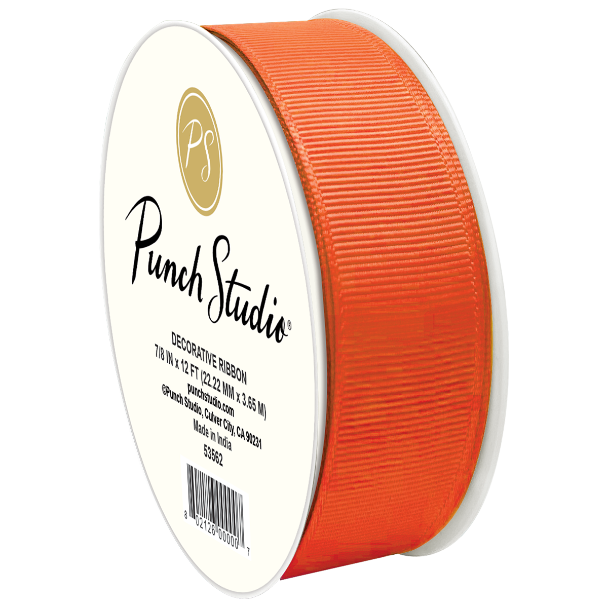 Autumn Orange Grosgrain Ribbon