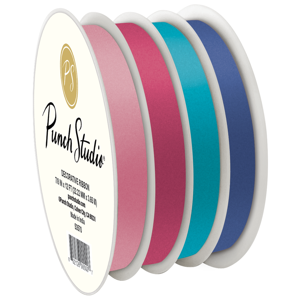 Pink Blue Mix 4 Channel Curling Ribbon