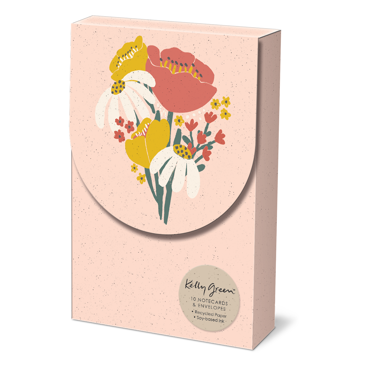 Natural Bouquet Pouch Note Cards Product