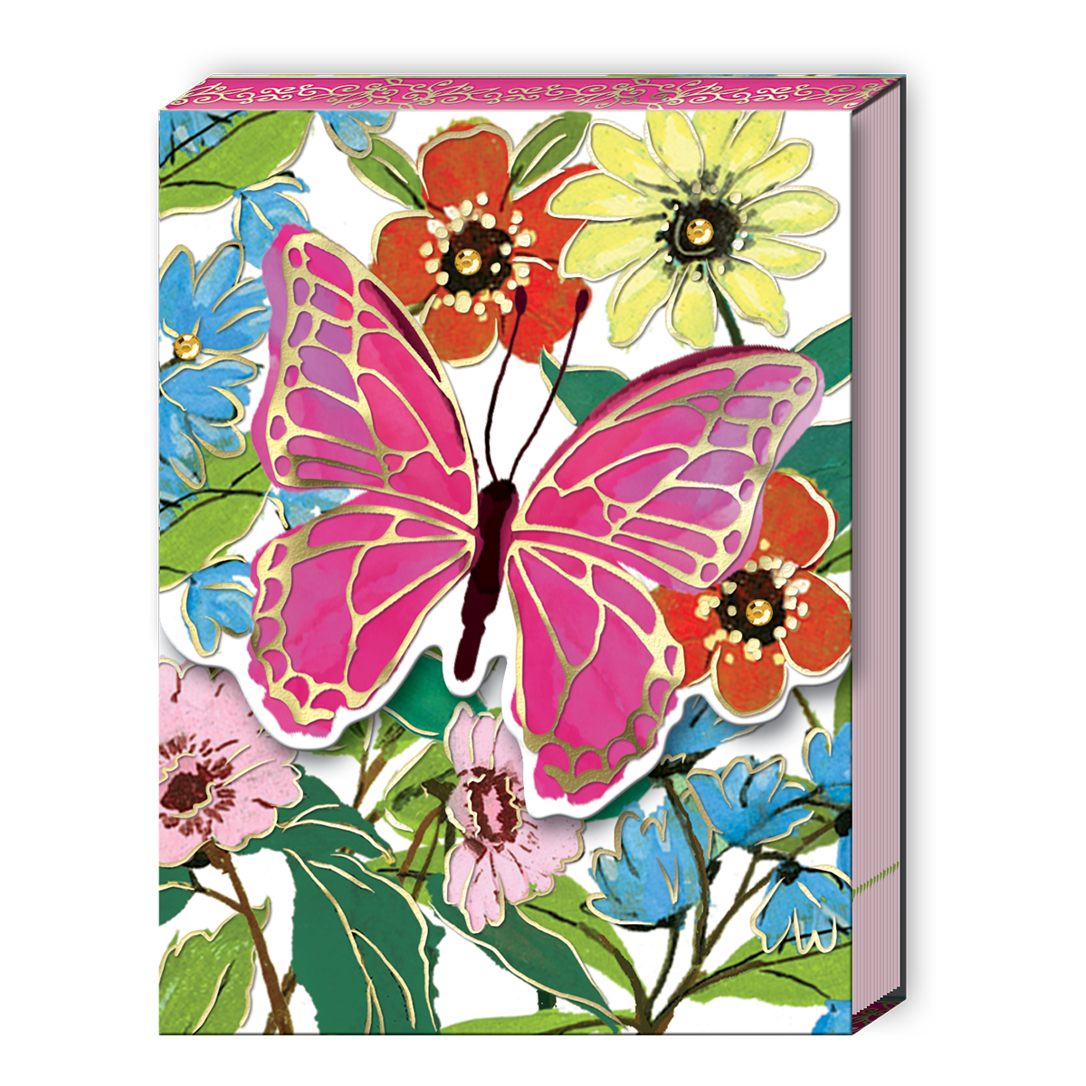 Full Bloom Butterfly Pocket Notepad Product